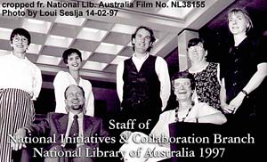 National Library of Australia, National Initiatives & Collaboration Branch Staff Photo